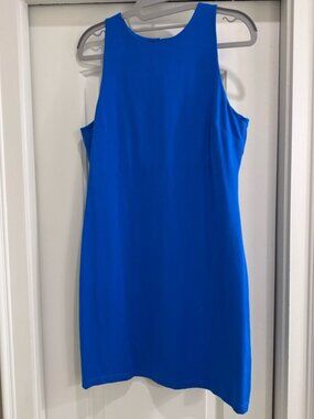 She + Sky Vibrant Blue Mini Dress
